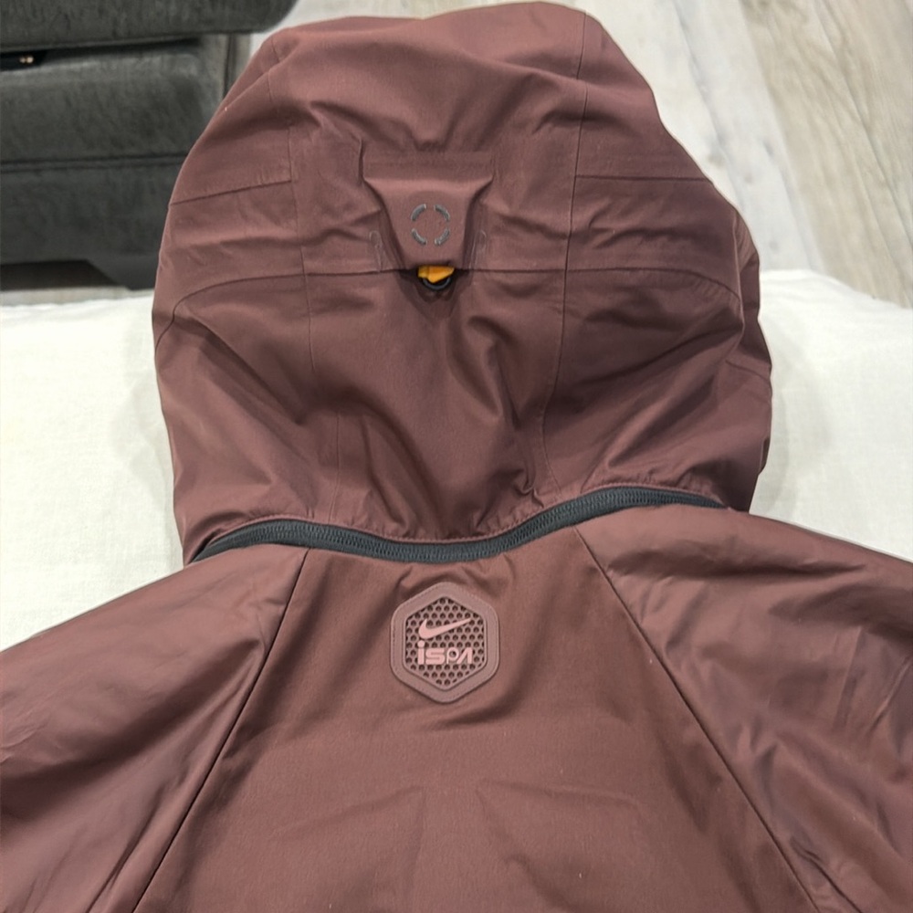Men's Brown Jacket with Hood - Picture 13 of 14